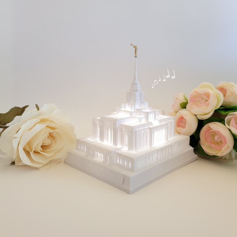 Ogden Utah Temple Music Light