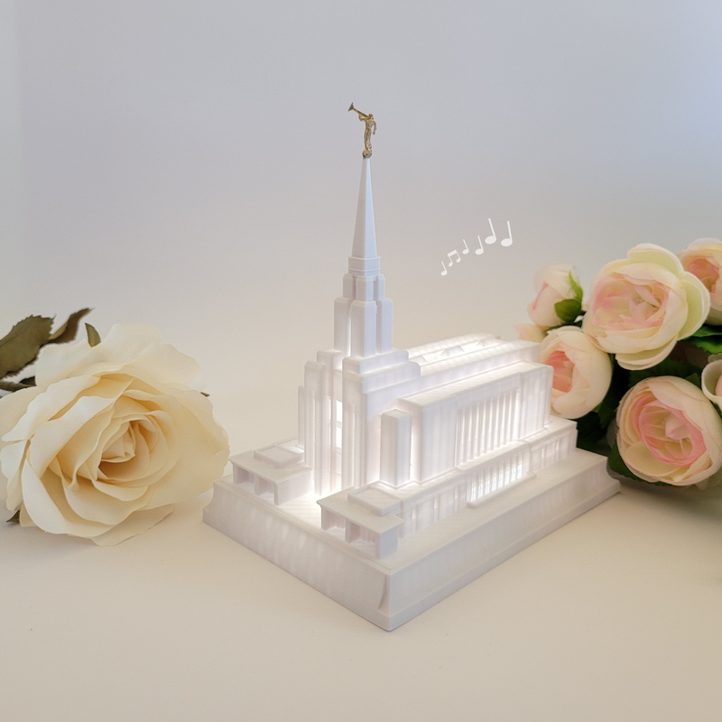 Oquirrh Mountain Utah Temple Music Light