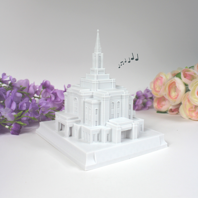 Orem Utah Temple Music Light