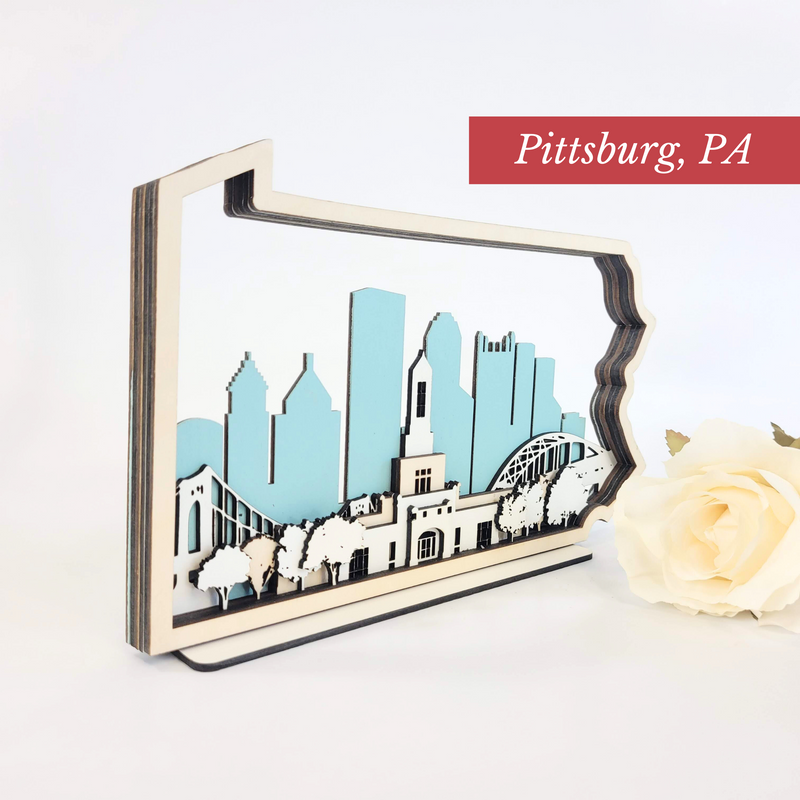 Pittsburg, Pennsylvania Temple State Sign