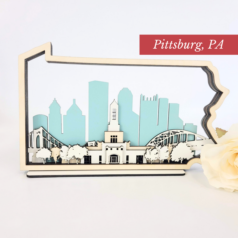 Pittsburg, Pennsylvania Temple State Sign