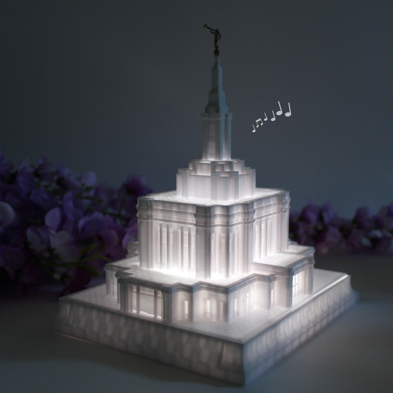 Pocatello Idaho Temple Music Light