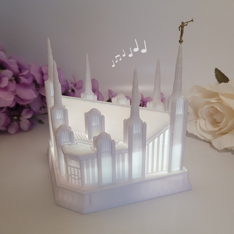 Portland Oregon Temple Music Light
