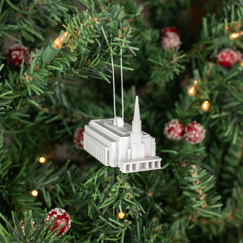 Preston England Temple Christmas Ornament
