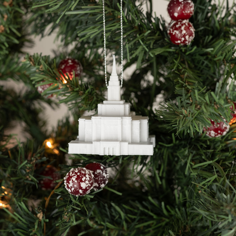 Provo Utah Rock Canyon Temple Christmas Ornament