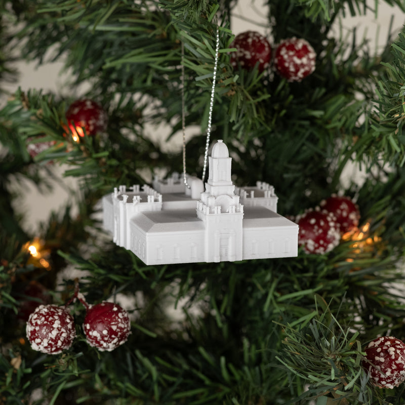 Puebla Mexico Temple Christmas Ornament