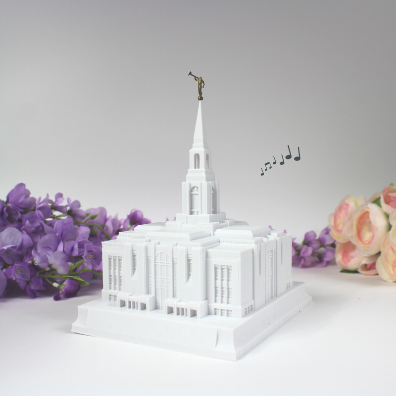 Red Cliffs Utah Temple Music Light