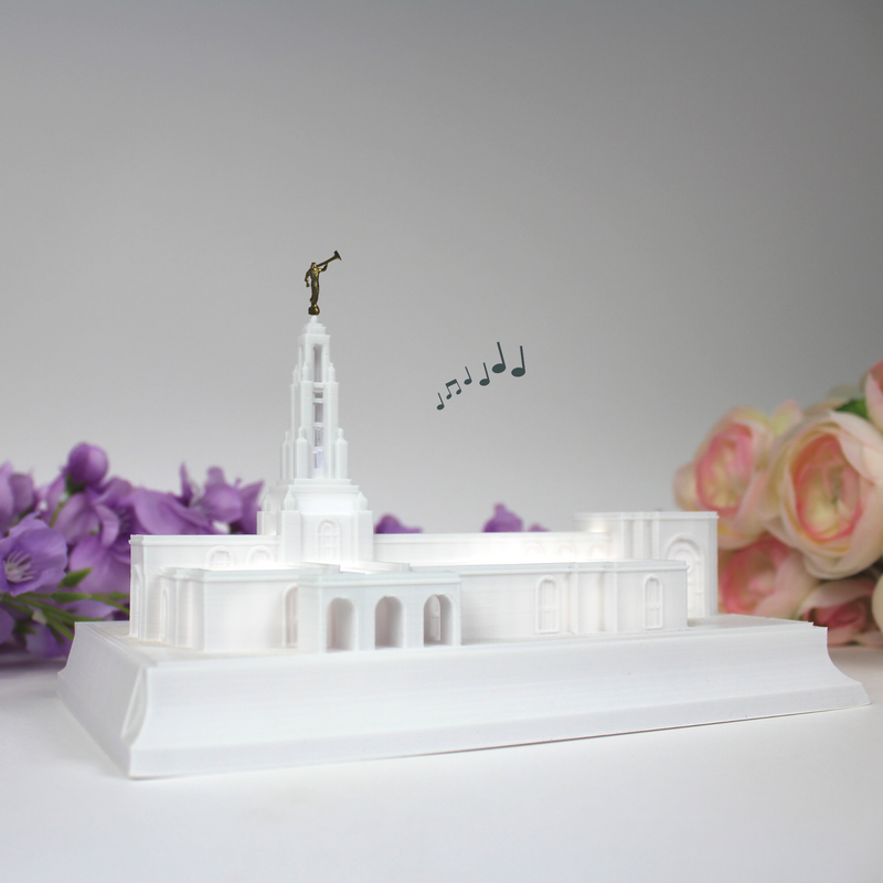 Redlands California Temple Music Light