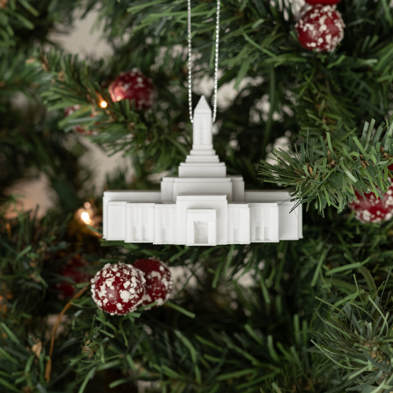 Ribeirão Preto Brazil Temple Christmas Ornament