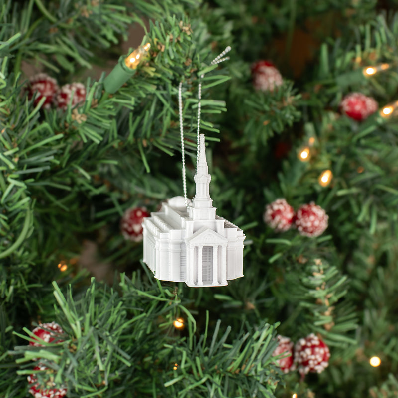 Richmond Virginia Temple Christmas Ornament