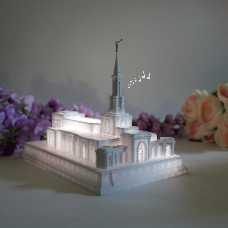 Sacramento California Temple Music Light