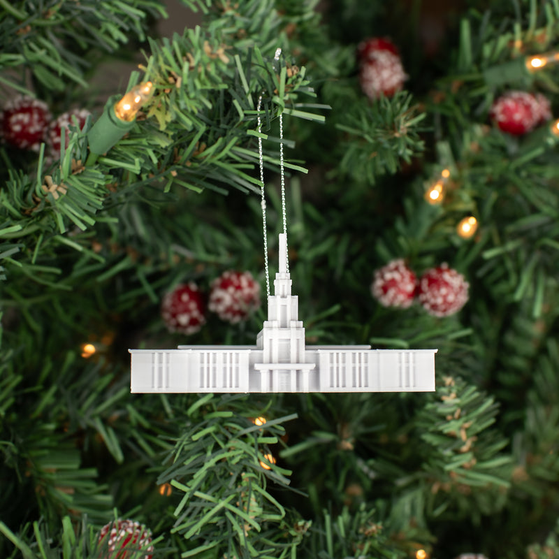 Santiago Chile Temple Christmas Ornament