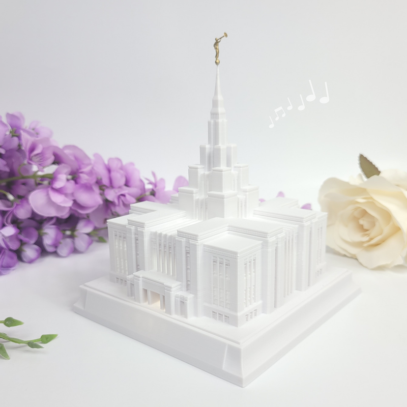 Saratoga Springs Utah Temple Music Light