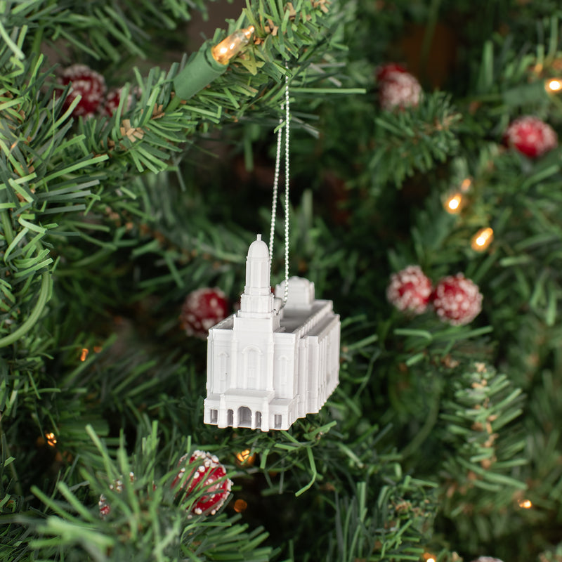 Smithfield Utah Temple Christmas Ornament