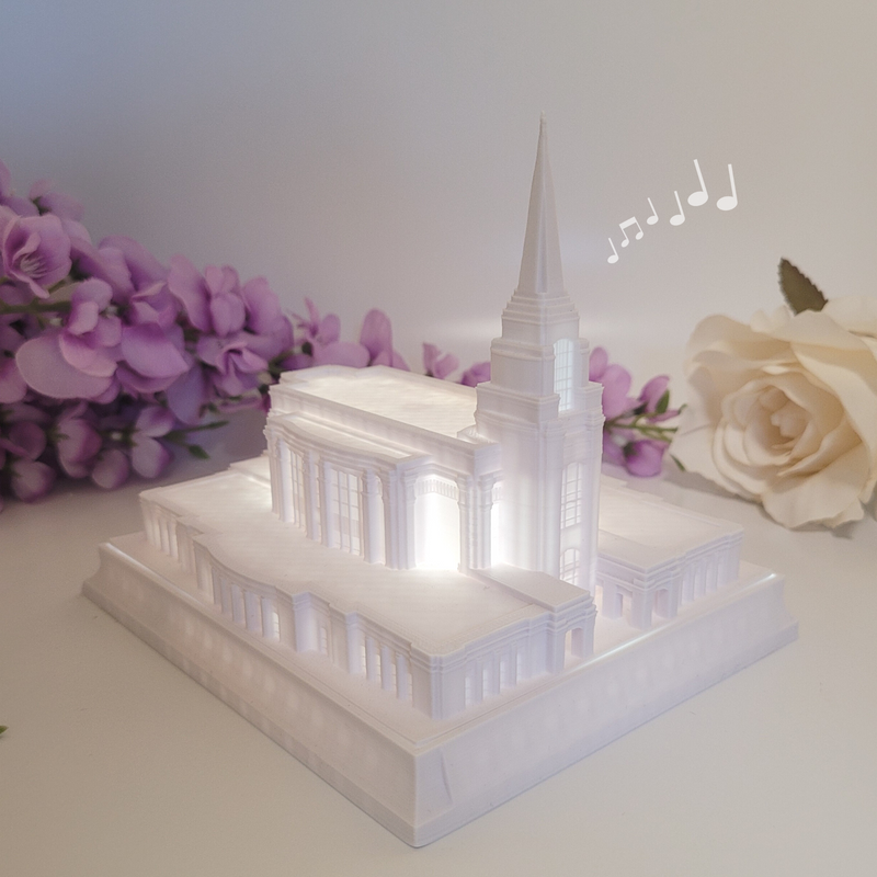 Syracuse Utah Temple Music Light