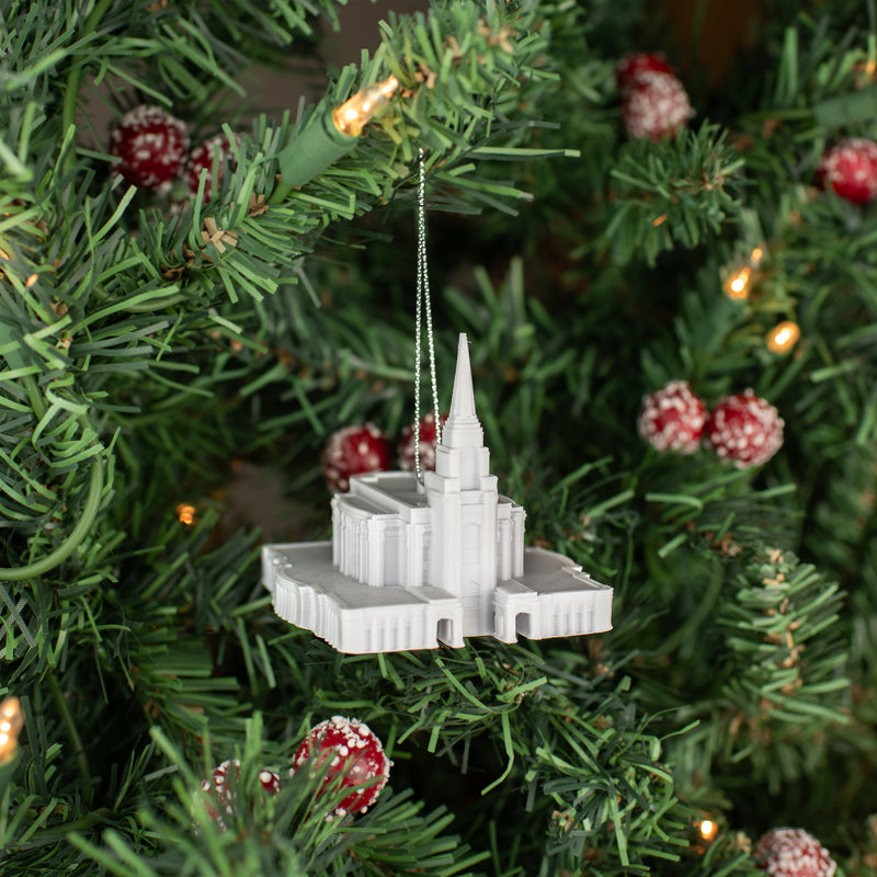 Syracuse Utah Temple Christmas Ornament