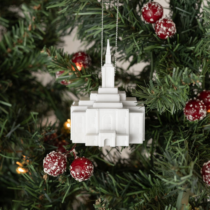 Teton River Idaho Temple Christmas Ornament
