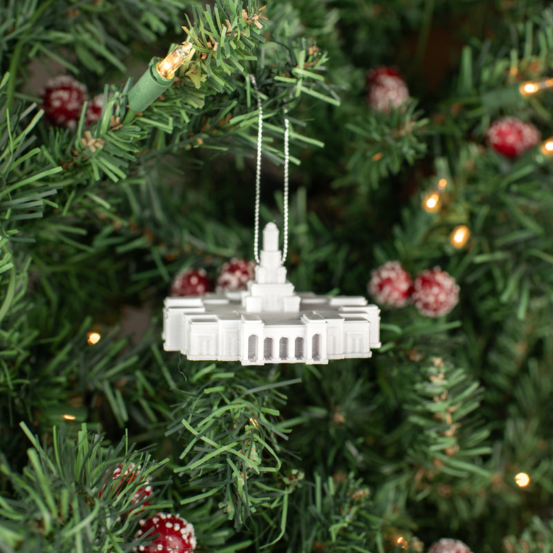 Trujillo Peru Temple Christmas Ornament