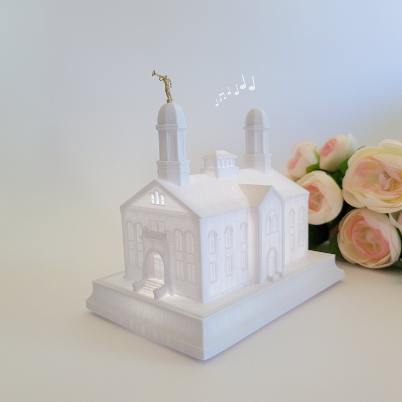 Vernal Utah Temple Music Light