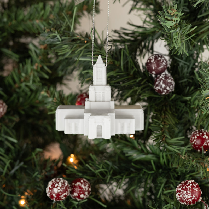 Wichita Kansas Temple Christmas Ornament