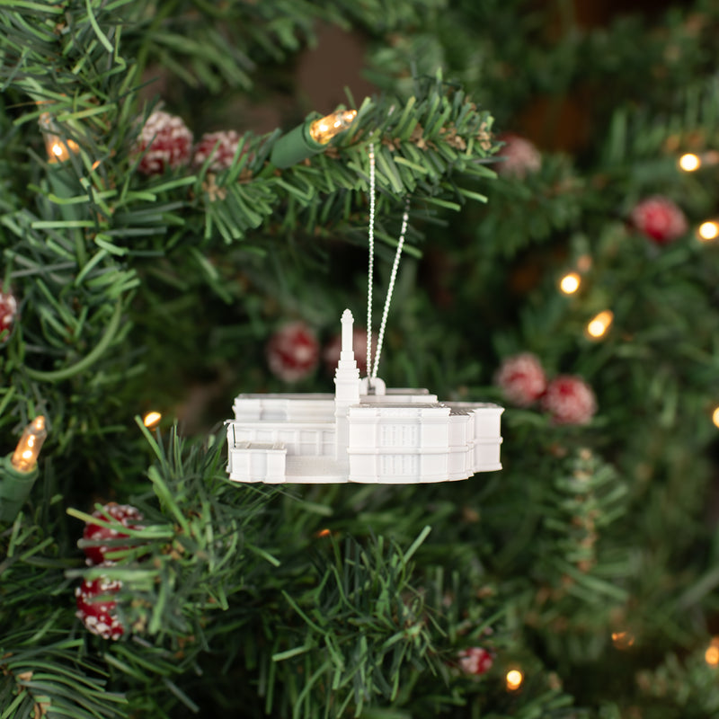 Anchorage Alaska Temple Christmas Ornament