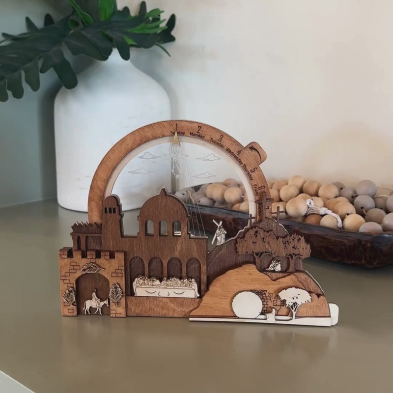 Easter Creche Countdown | Light-Up and Music Display