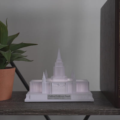 Oakland California Temple Music Light