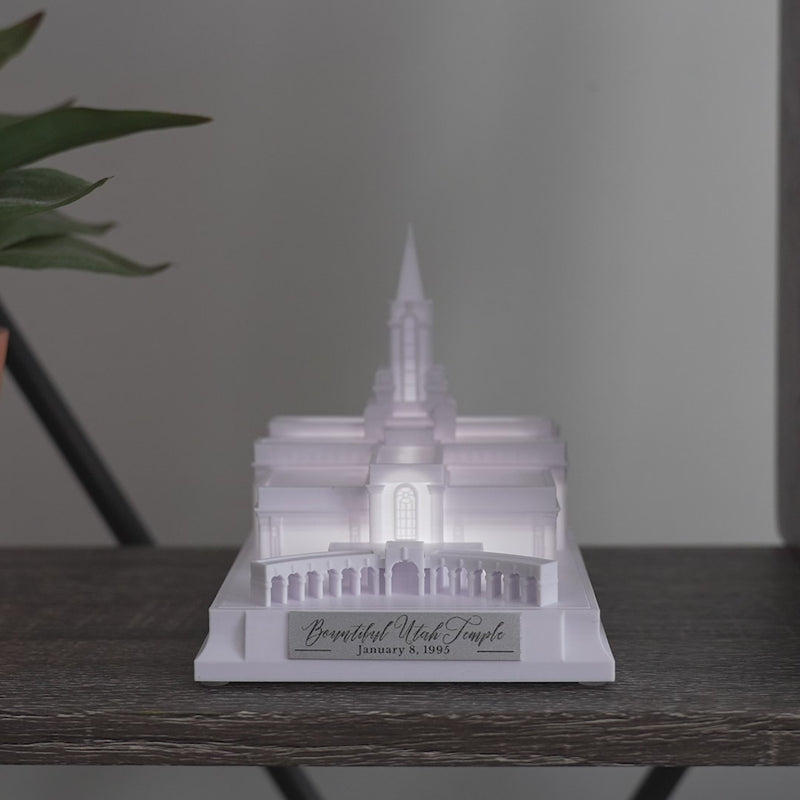 Bountiful Utah Temple Music Light