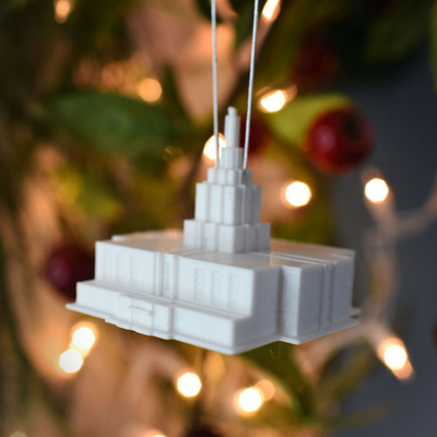 Idaho Falls Idaho Temple Christmas Ornament