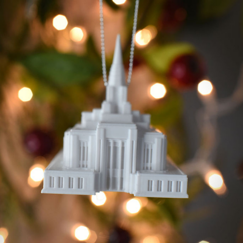 Ogden Utah Temple Christmas Ornament