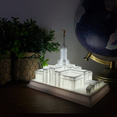 Mount Timpanogos Temple Music Light - Tiny 3D Temples