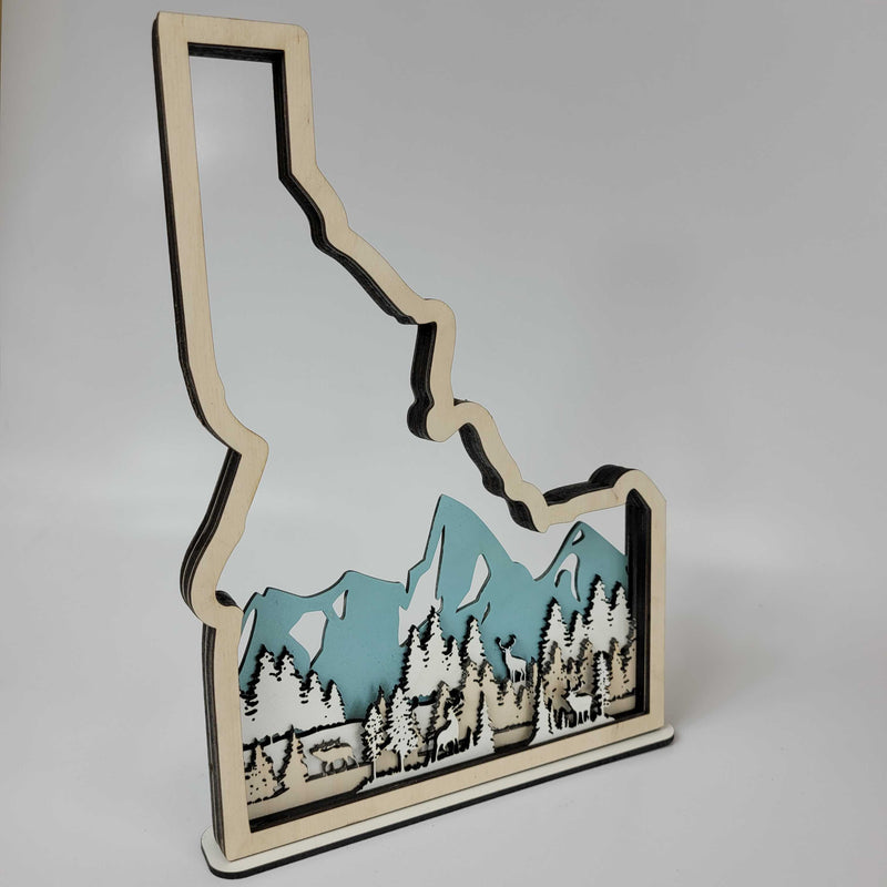 Idaho Elk Wildlife State Sign