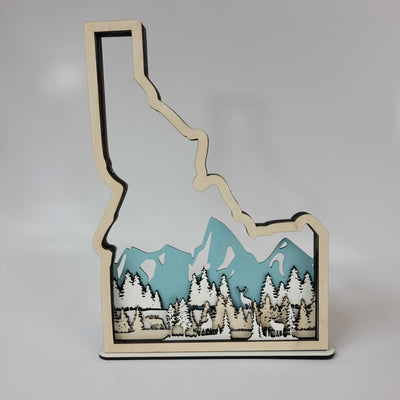 Idaho Elk Wildlife State Sign