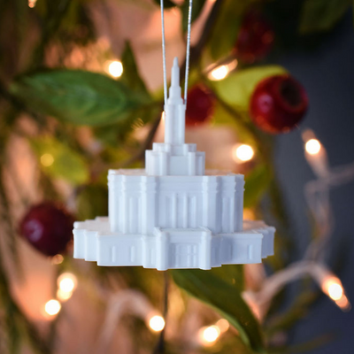 Pocatello Idaho Temple Christmas Ornament