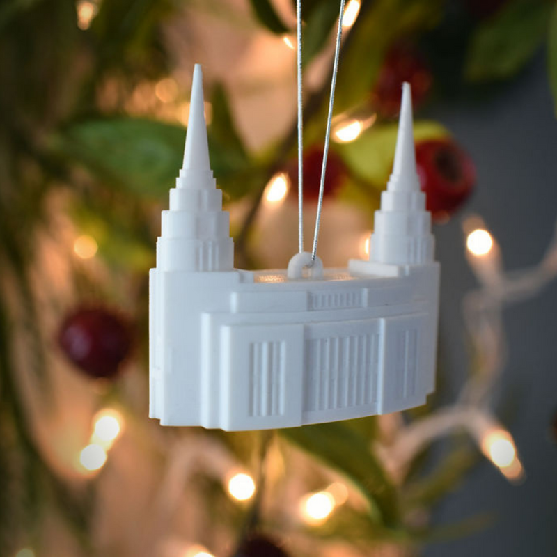 Rome Italy Tiny Temple Christmas Ornament