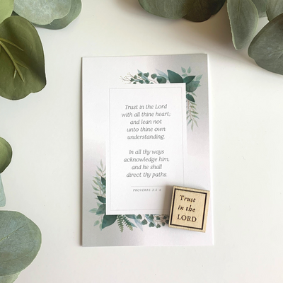 "Trust In The Lord" Ministering Gift Pack | Ministering Made Easy Kit - Tiny 3D Temples
