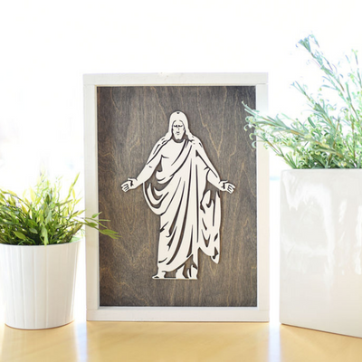 Framed Christus Wall Decor