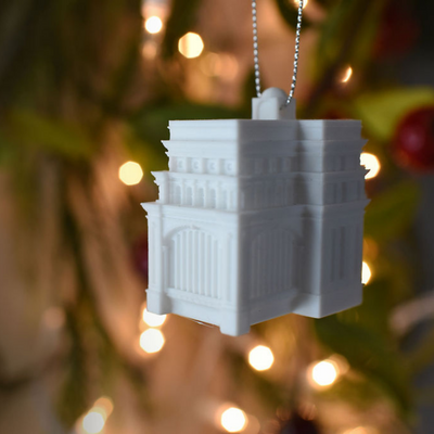 Hong Kong China Tiny Temple Christmas Ornament