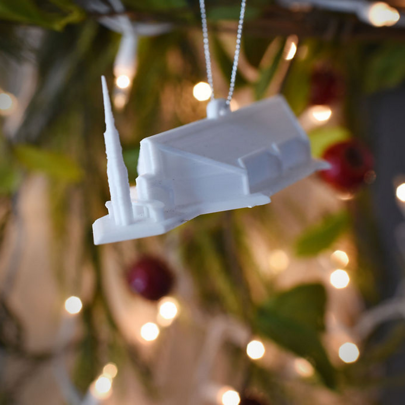 Frankfurt Germany Temple Christmas Ornament