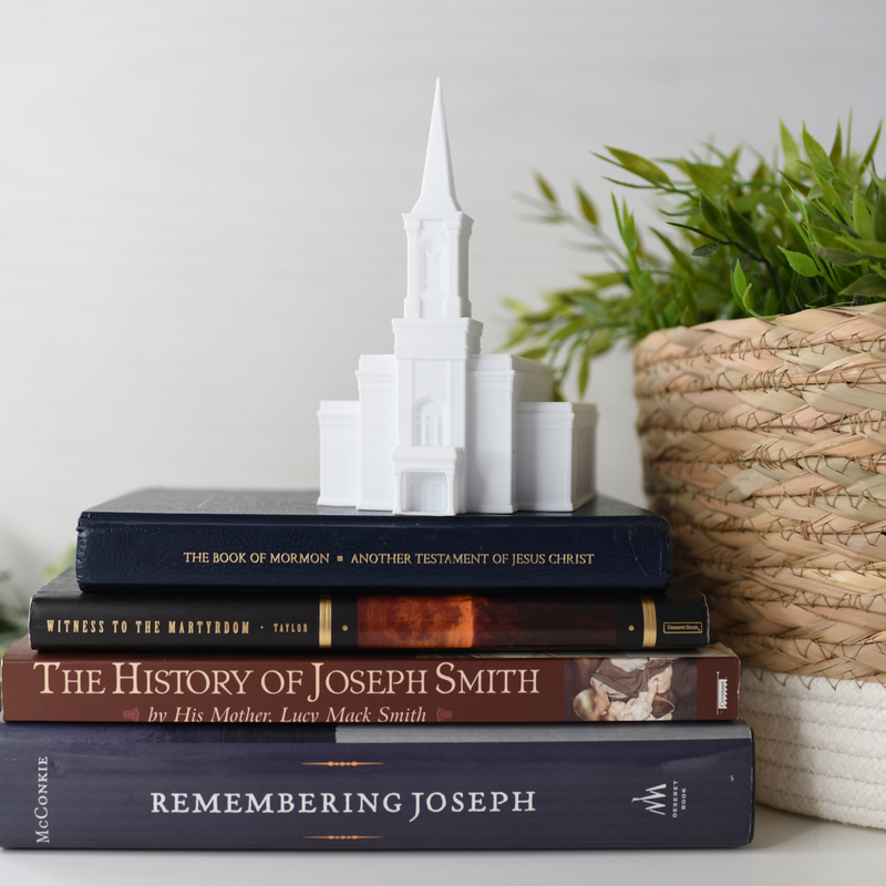 Star Valley Wyoming Temple Replica Statue - Tiny 3D Temples