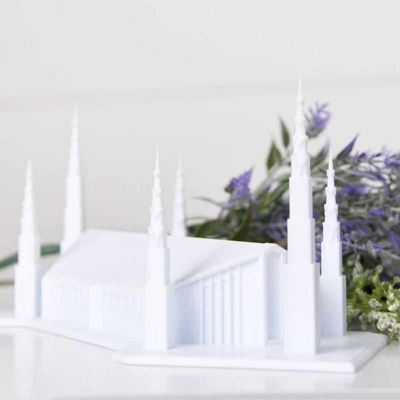 Boise Idaho Temple Replica Statue - Tiny 3D Temples