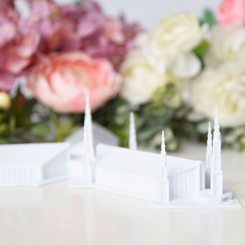 Buenos Aires Argentina Temple Replica Statue - Tiny 3D Temples