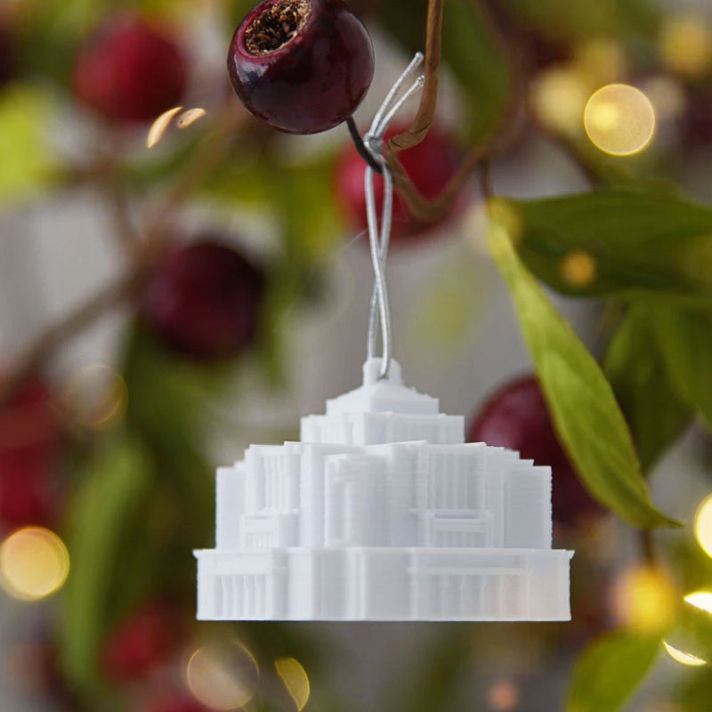 Cardston Alberta Canada Temple Christmas Ornament