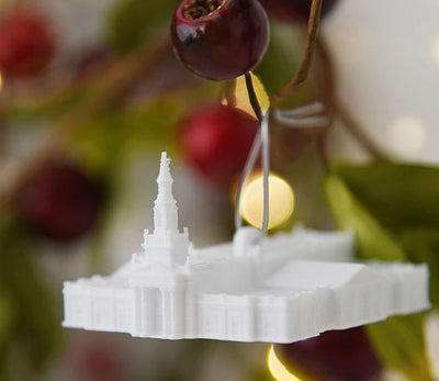 Hartford Connecticut Temple Christmas Ornament
