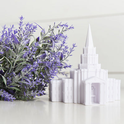 Houston Texas Temple Replica Statue - Tiny 3D Temples