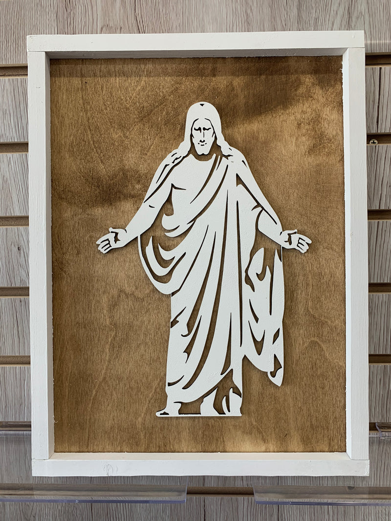 Framed Christus Wall Decor