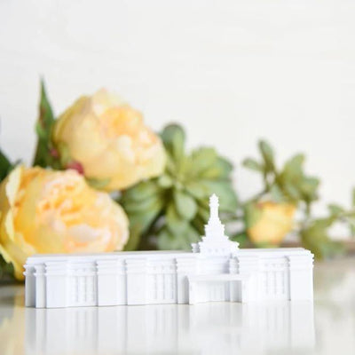 San José Costa Rica Temple Replica Statue - Tiny 3D Temples