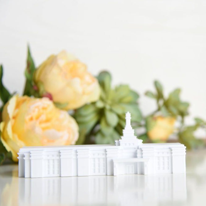 Reno Nevada Temple Replica Statue - Tiny 3D Temples