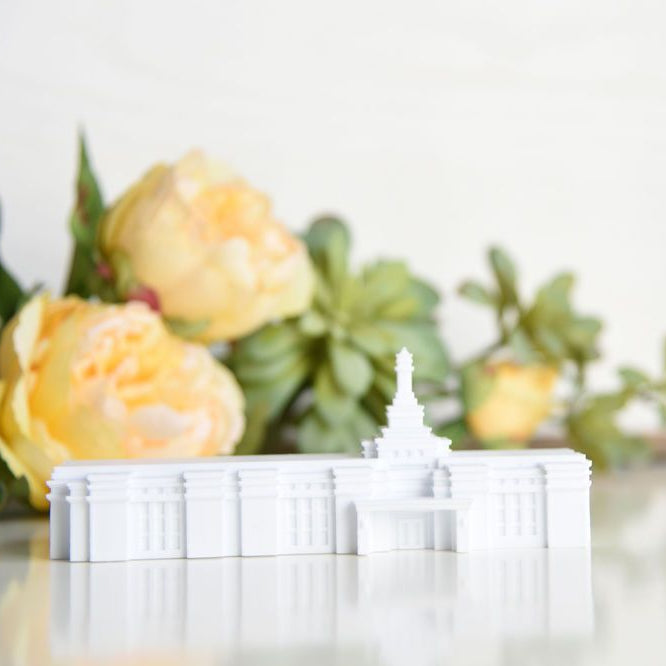 Oaxaca Mexico Temple Replica Statue - Tiny 3D Temples