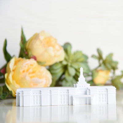 Tampico Mexico Temple Replica Statue - Tiny 3D Temples